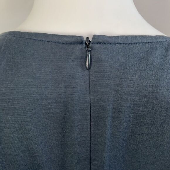 Akris Punto Grey with Pockets Short Sleeve Dress - Picture 8 of 11